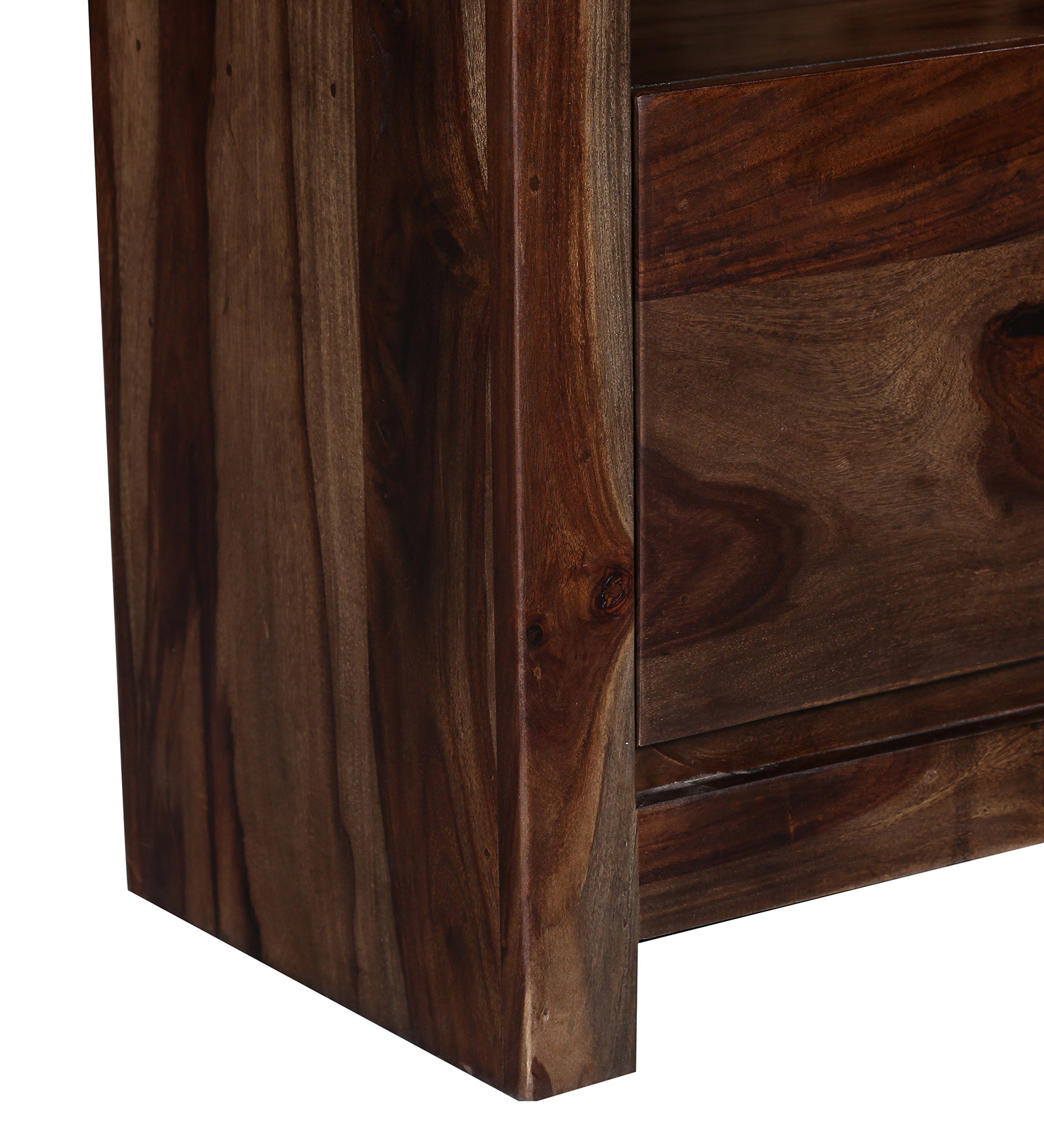 Fothmon Book Shelf with Two Drawers in Provincial Teak Finish